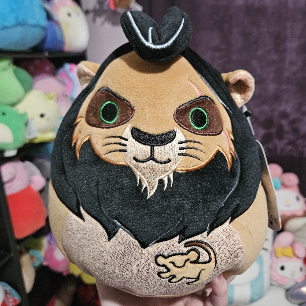 NWT Scar Squishmallow From Disney's The Lion King 7" Plush - Picture 3 of 5